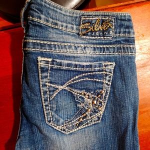 Silver Jeans, like new shape,no wholes or fraying.